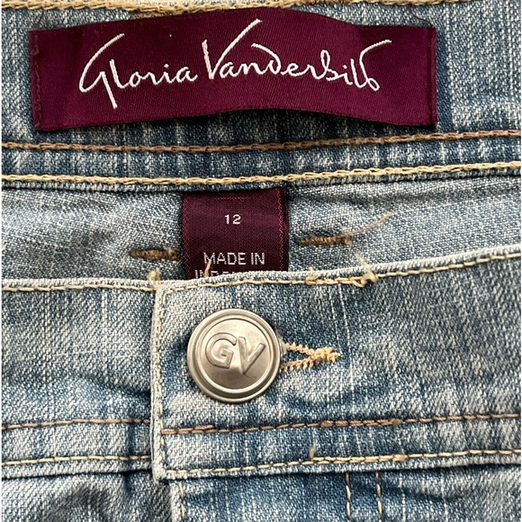 Gloria Vanderbilt Amanda Jeans -Size 12 Short - Picture 5 of 8